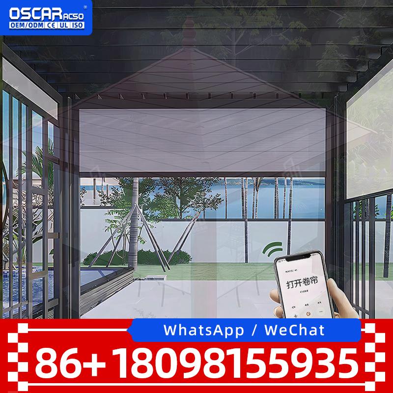 Smart Garden Electric Pergola - Persianas Verticais Inteligentes de Luxo Ajustáveis
