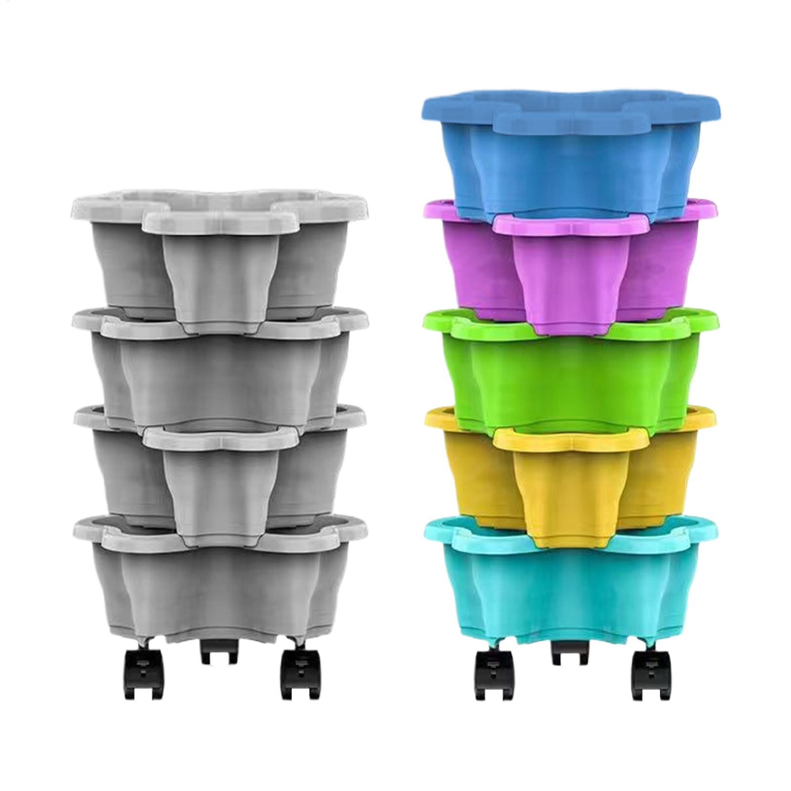 Vertical Planter Tower - Vaso de plantas empilhável, vaso vertical