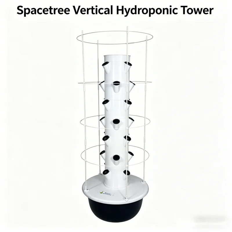 Vertical Planter Tower - Sistema de Jardim Vertical Hidropônico Inteligente