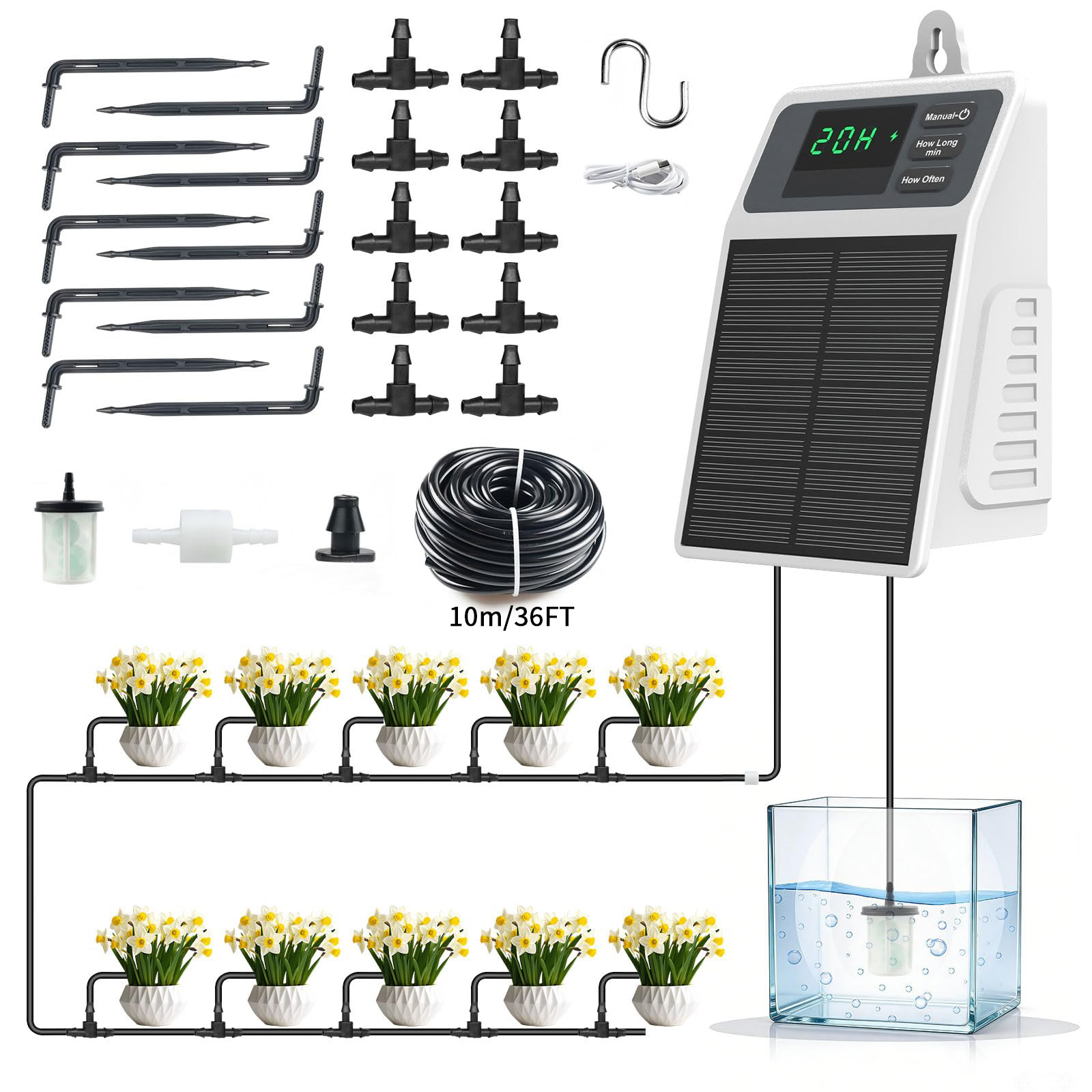 Smart Garden Project - Sistema de Irrigação Solar Automático Atualizado