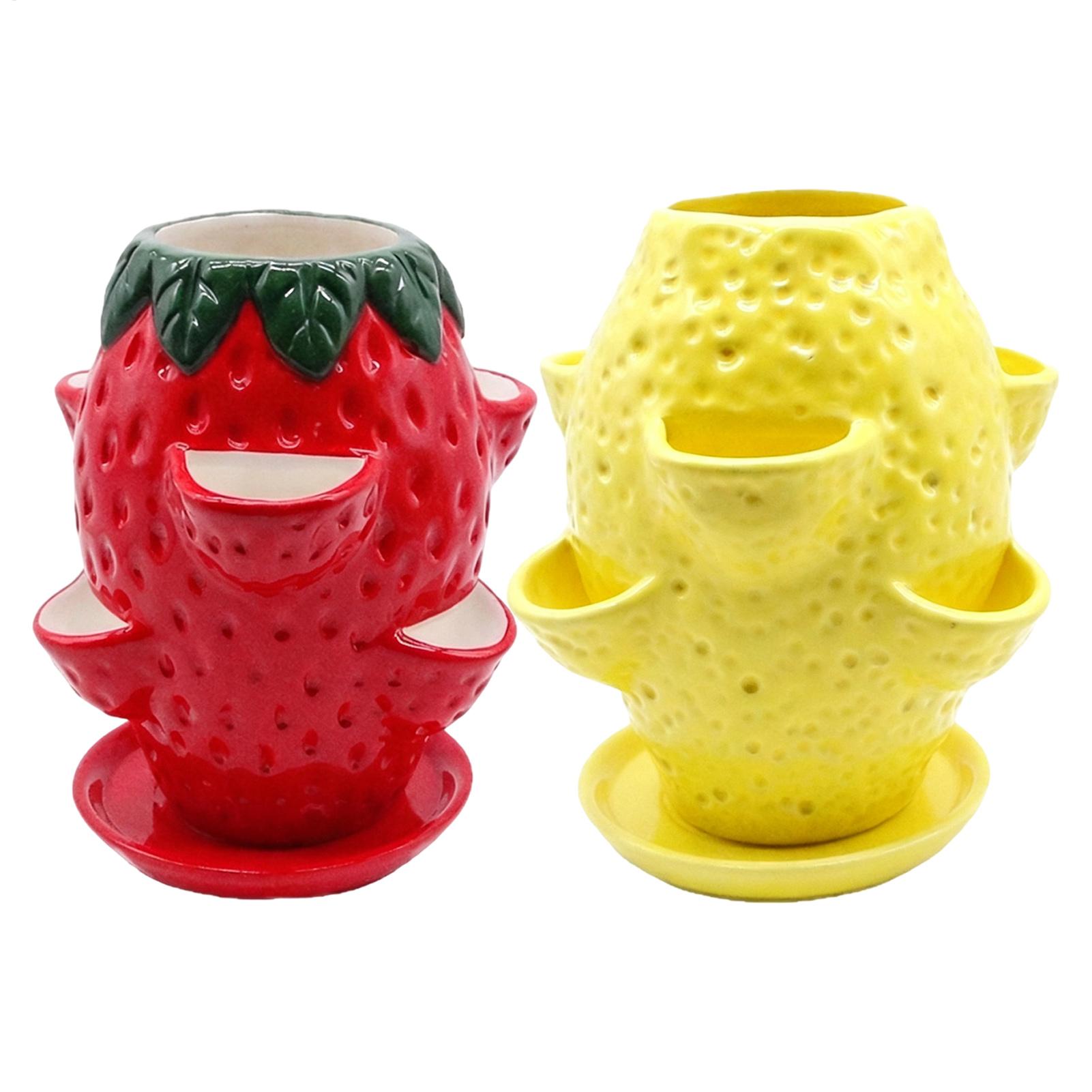 Vertical Planter Tower - Vaso Decorativo Vertical de Morango em