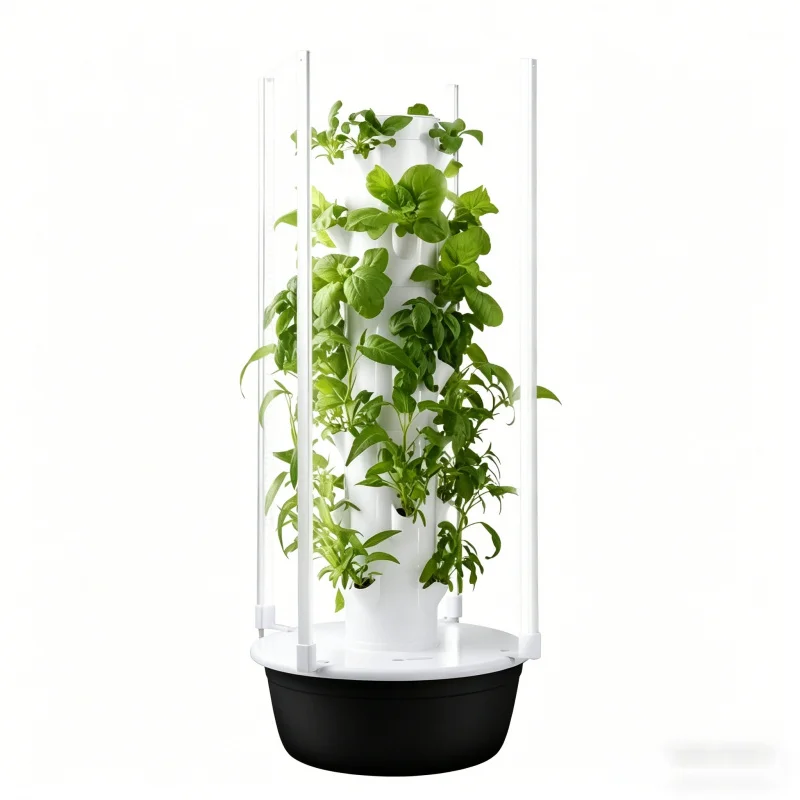 Vertical Planter Tower - SpaceTree Torre Hidropônica Vertical Inteligente para