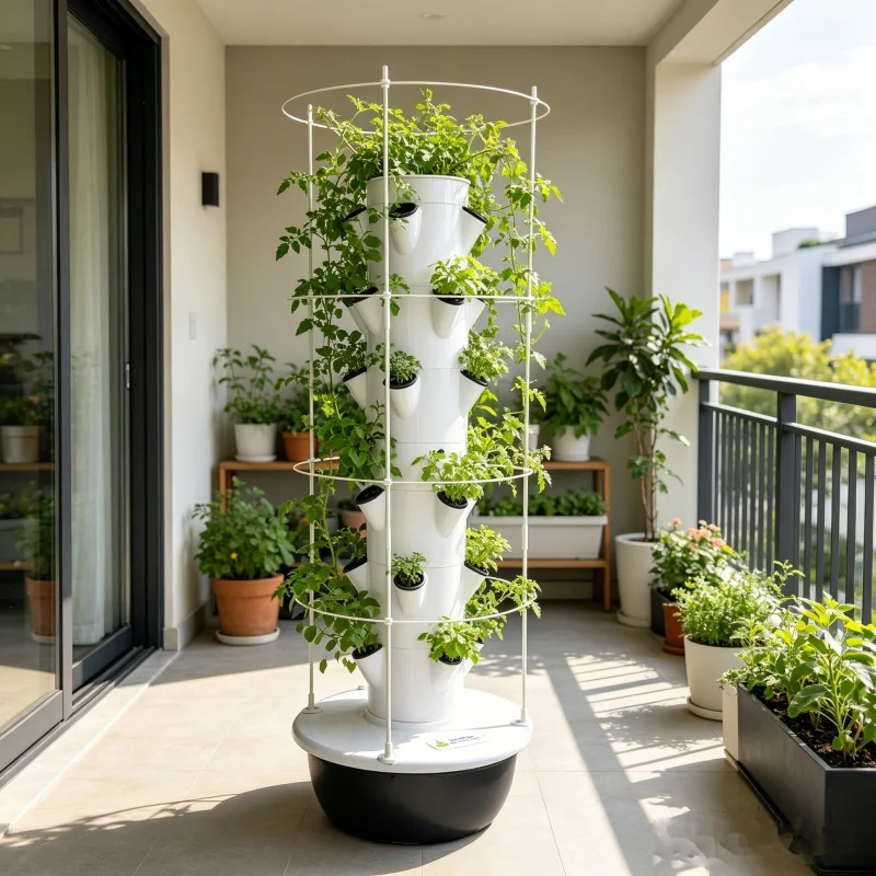 Jardim Vertical Inteligente de - Vertical Planter Tower avaliação e preço