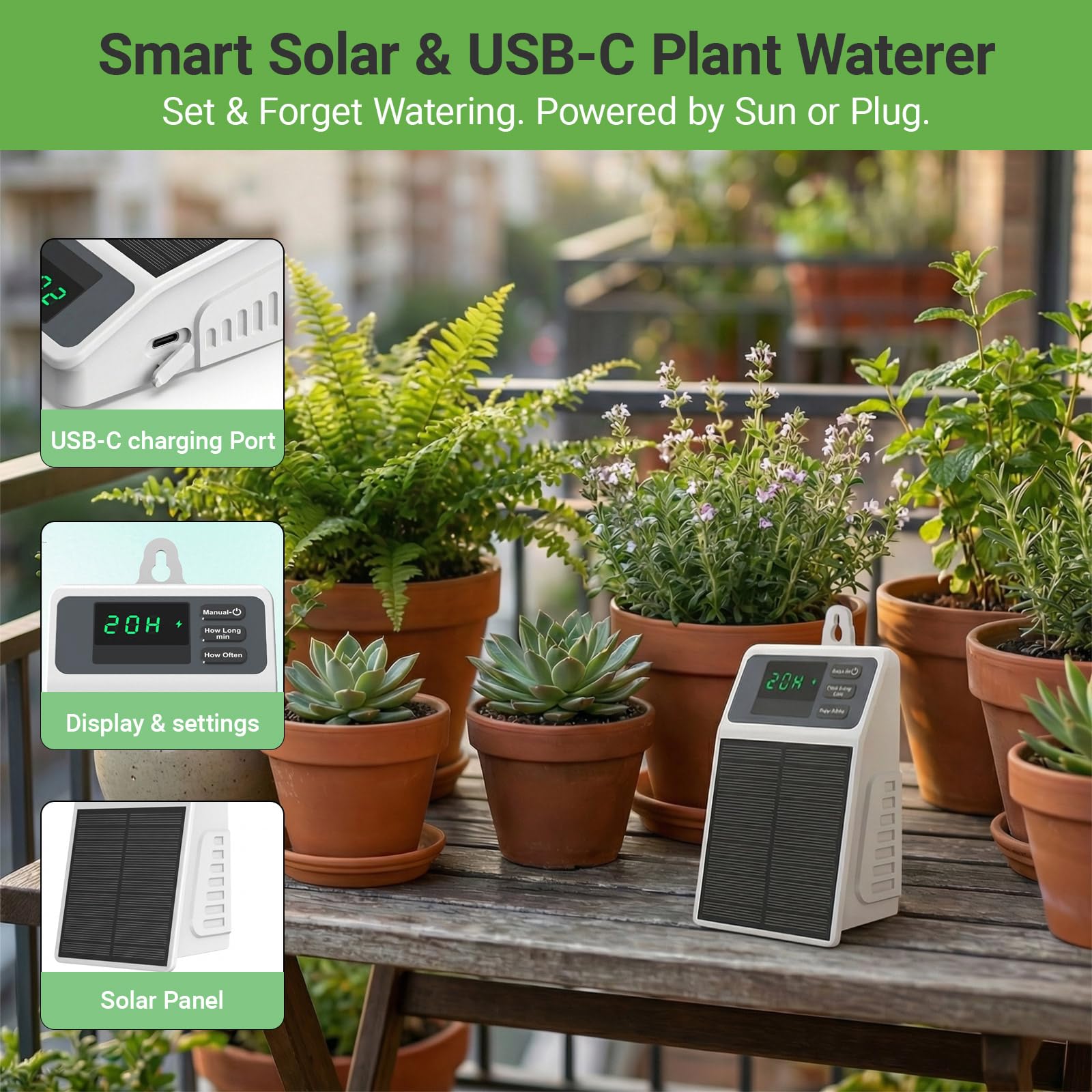 Sistema de Irrigação Solar Aut - Smart Garden Project avaliação e preço