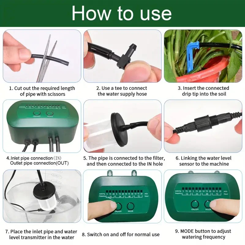 Kit de irrigação solar intelig - Smart Garden Click And Grow avaliação e preço