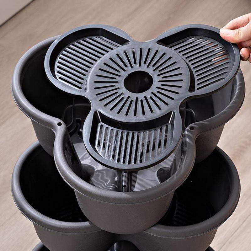 Vaso de flores vertical empilh - Vertical Planter Tower avaliação e preço