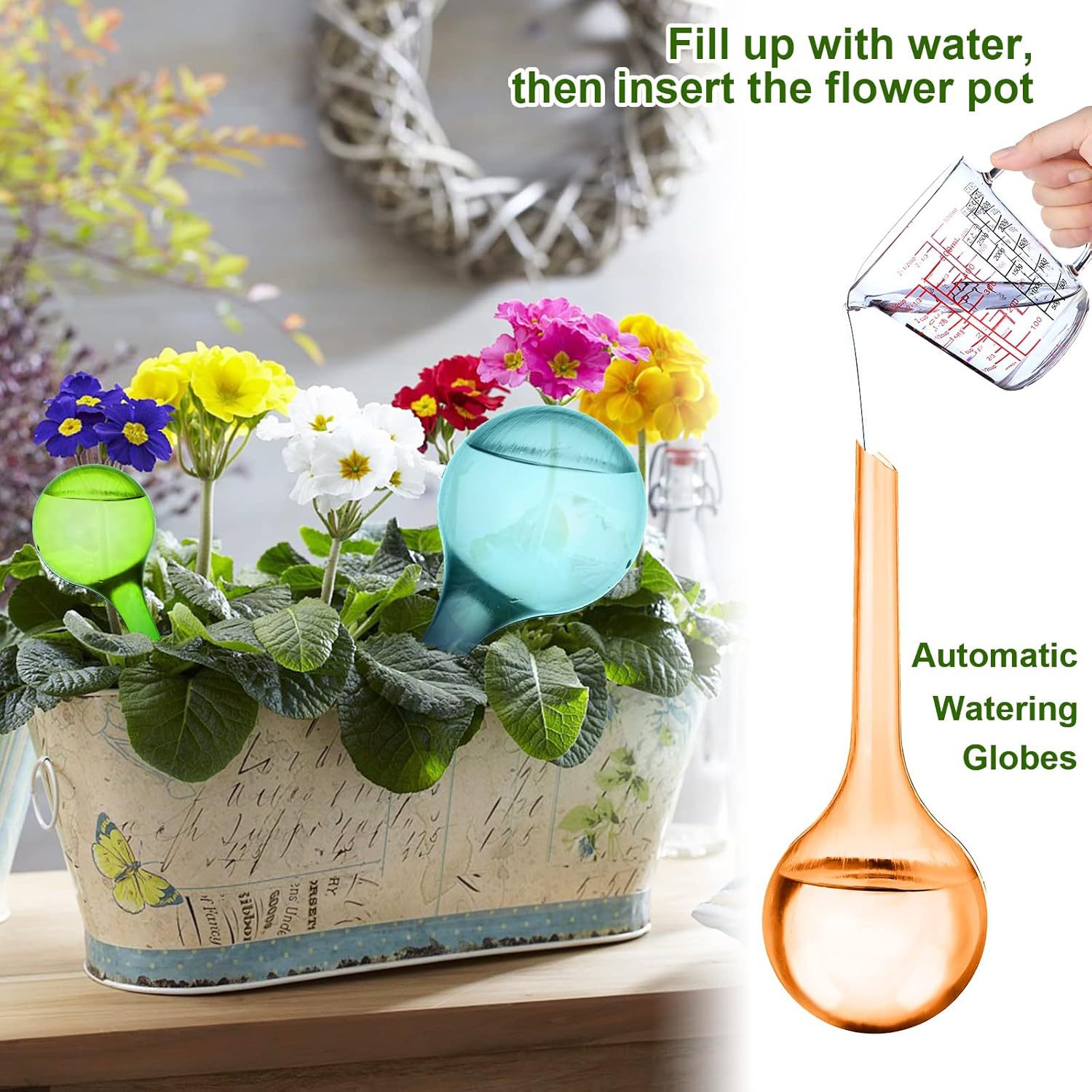 4 Globos Automáticos para Rega - Plant Watering Globe avaliação e preço