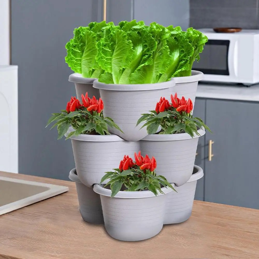 Vaso de Flores Vertical Empilh - Vertical Planter Tower avaliação e preço