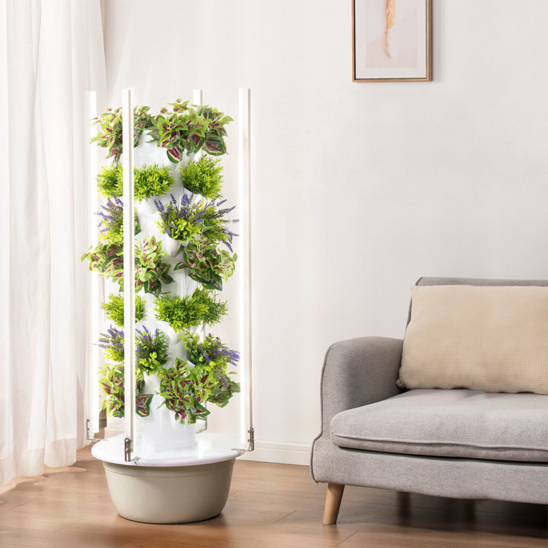 Com led crescer luz espaço árv - Vertical Planter Tower avaliação e preço