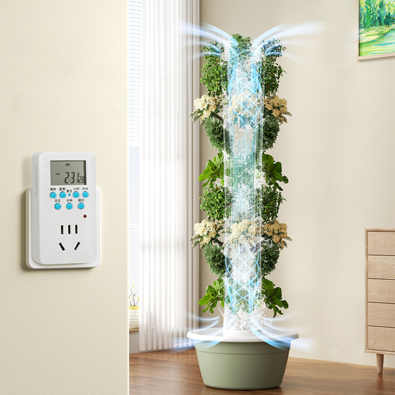 Com led crescer luz espaço árv - Vertical Planter Tower avaliação e preço